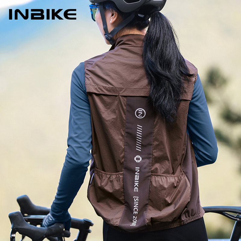 Cycling Rain Jacket Commute - INBIKE Gilet da ciclismo da donna