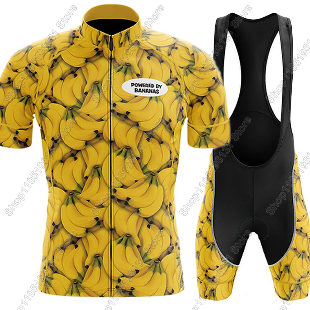 Cycling Commuter Clothing - Powerouge-By-Bananas 2026 Maglia da ciclismo Set